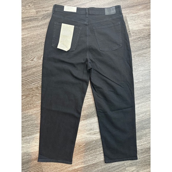 NWT Everlane The Way-High Jean Organic Cotton Black Size 33 Regular - Picture 8 of 9